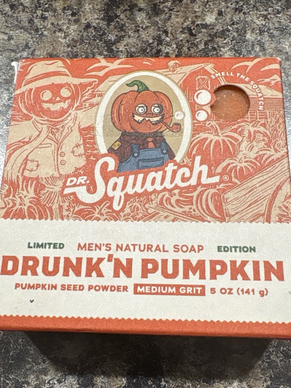 Drunk'n Pumpkin Men's Natural Soap - Orange